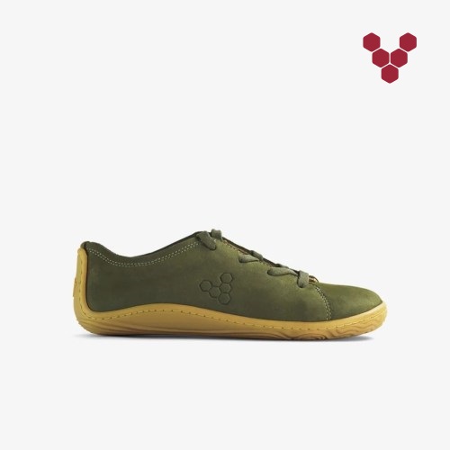 Vivobarefoot Addis Olivengrønne Joggesko Barn [2-GTRQ]